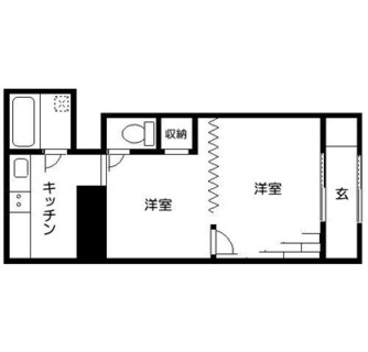 東京都北区滝野川３丁目 賃貸テラスハウス 2K