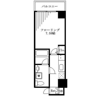 東京都北区田端新町２丁目 賃貸マンション 1K