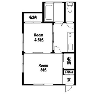 東京都北区中十条１丁目 賃貸アパート 2K