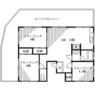 東京都北区豊島２丁目 賃貸マンション 3LDK