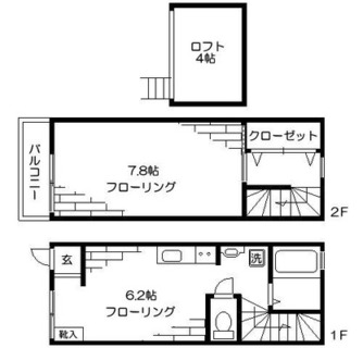 東京都板橋区常盤台１丁目 賃貸アパート 1DK