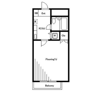 東京都文京区小石川４丁目 賃貸マンション 1K