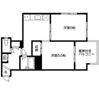 東京都板橋区小茂根２丁目 賃貸マンション 2K
