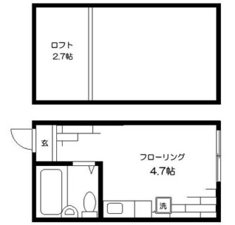 東京都北区志茂４丁目 賃貸アパート 1R