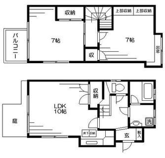 東京都豊島区南長崎４丁目 賃貸一戸建て 2LDK