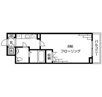 東京都北区滝野川７丁目 賃貸マンション 1K