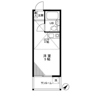 東京都足立区竹の塚２丁目 賃貸アパート 1R