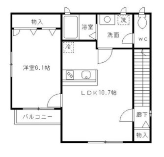 東京都葛飾区新宿５丁目 賃貸アパート 1LDK