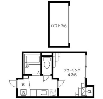 東京都板橋区志村２丁目 賃貸アパート 1K