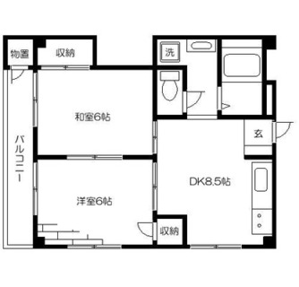 東京都豊島区長崎６丁目 賃貸マンション 2DK