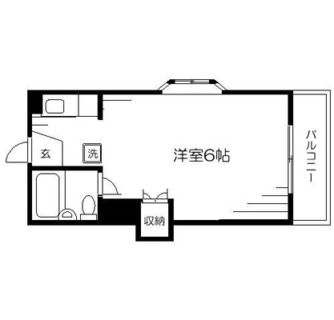 東京都杉並区浜田山４丁目 賃貸マンション 1R