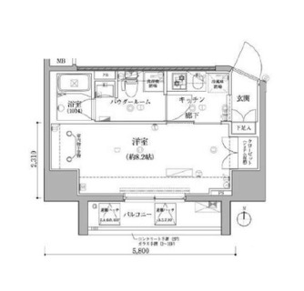 東京都荒川区日暮里４丁目 賃貸マンション 1K