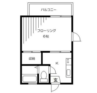 東京都板橋区上板橋２丁目 賃貸アパート 1K