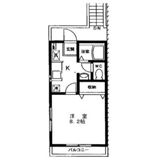 東京都北区東田端１丁目 賃貸マンション 1K