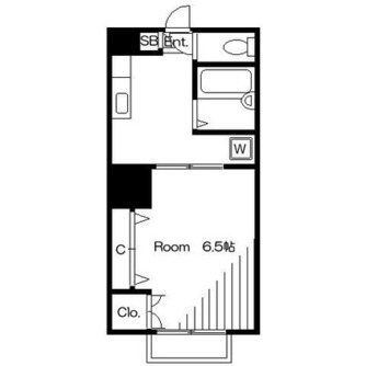 東京都北区田端新町２丁目 賃貸マンション 1K
