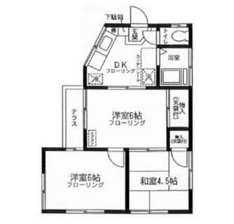 東京都北区岸町２丁目 賃貸アパート 3K