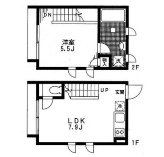 東京都北区上十条２丁目 賃貸マンション 1DK