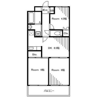 東京都練馬区北町６丁目 賃貸マンション 3DK