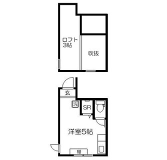 東京都北区豊島２丁目 賃貸アパート 1R