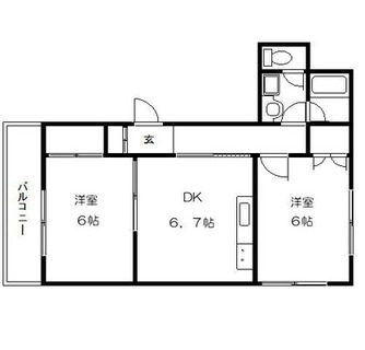 東京都板橋区板橋１丁目 賃貸マンション 2DK