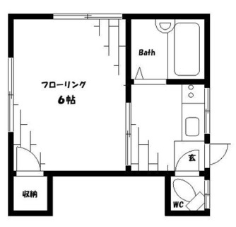東京都北区堀船１丁目 賃貸アパート 1K