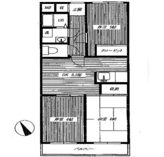 東京都板橋区赤塚２丁目 賃貸マンション 3DK