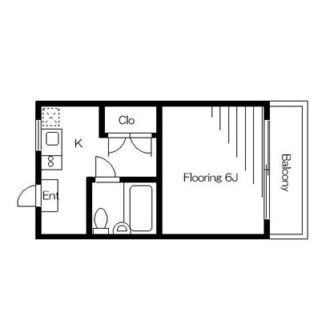 東京都新宿区赤城下町 賃貸マンション 1K