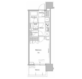 東京都北区滝野川６丁目 賃貸マンション 1K
