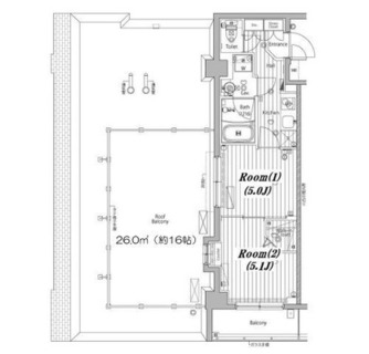東京都板橋区富士見町 賃貸マンション 2K