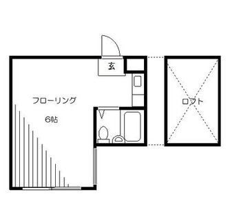 東京都北区滝野川２丁目 賃貸アパート 1R