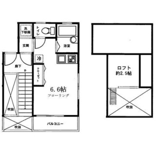 東京都北区上中里１丁目 賃貸アパート 1R