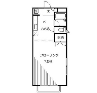 東京都台東区谷中２丁目 賃貸アパート 1K