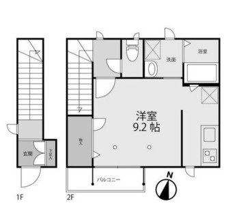 東京都新宿区市谷本村町 賃貸アパート 1R