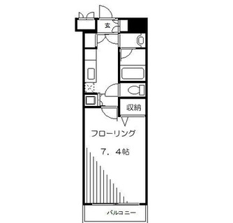 東京都北区中里１丁目 賃貸マンション 1K