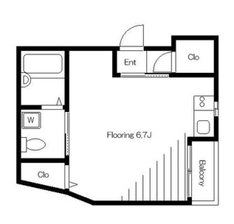 東京都新宿区下落合４丁目 賃貸マンション 1R