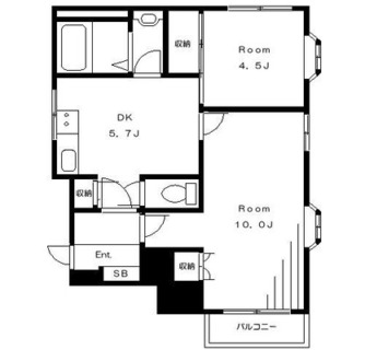東京都足立区千住関屋町５丁目 賃貸マンション 2DK