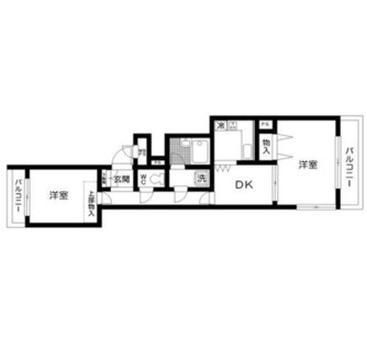 東京都板橋区富士見町 賃貸マンション 2DK
