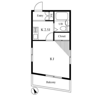 東京都目黒区碑文谷４丁目 賃貸マンション 1K
