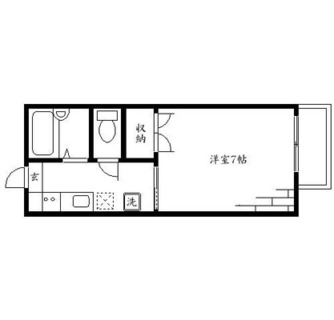東京都練馬区氷川台２丁目 賃貸アパート 1K