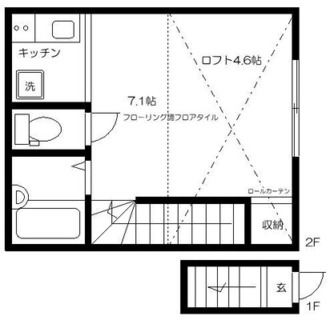 東京都板橋区仲町 賃貸アパート 1R