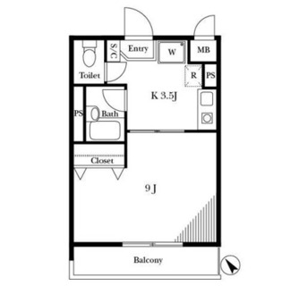 東京都大田区大森西１丁目 賃貸マンション 1K