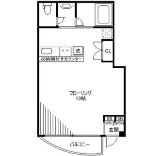 東京都新宿区下落合２丁目 賃貸マンション 1R