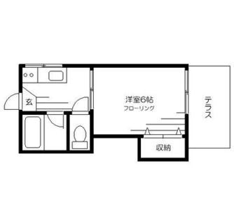 東京都北区王子４丁目 賃貸アパート 1K