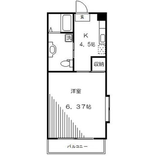 東京都足立区日ノ出町 賃貸マンション 1K