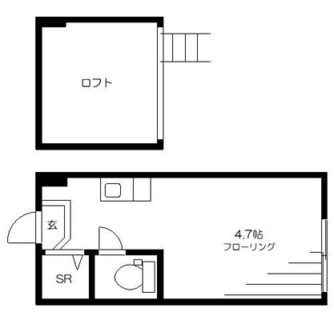 東京都中野区中野１丁目 賃貸アパート 1R