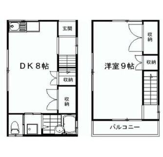 東京都北区岩淵町 賃貸アパート 1LDK