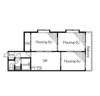 東京都板橋区常盤台１丁目 賃貸マンション 3DK