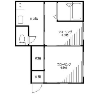 東京都北区赤羽西４丁目 賃貸アパート 2K