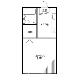 東京都北区岸町２丁目 賃貸マンション 1K