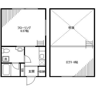 東京都豊島区北大塚２丁目 賃貸アパート 1K